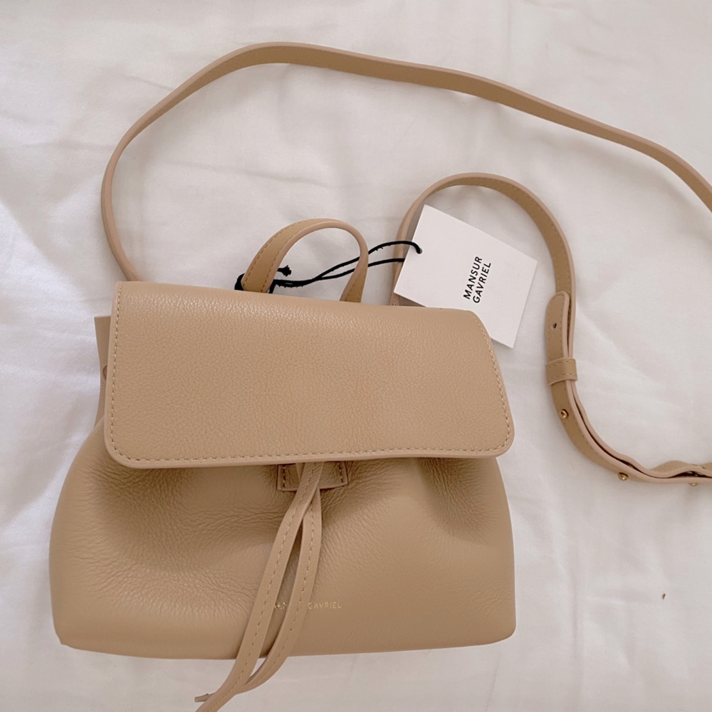 Mansur Gavriel Mini Soft Lady Bag - Sand (with dust bag, never used)